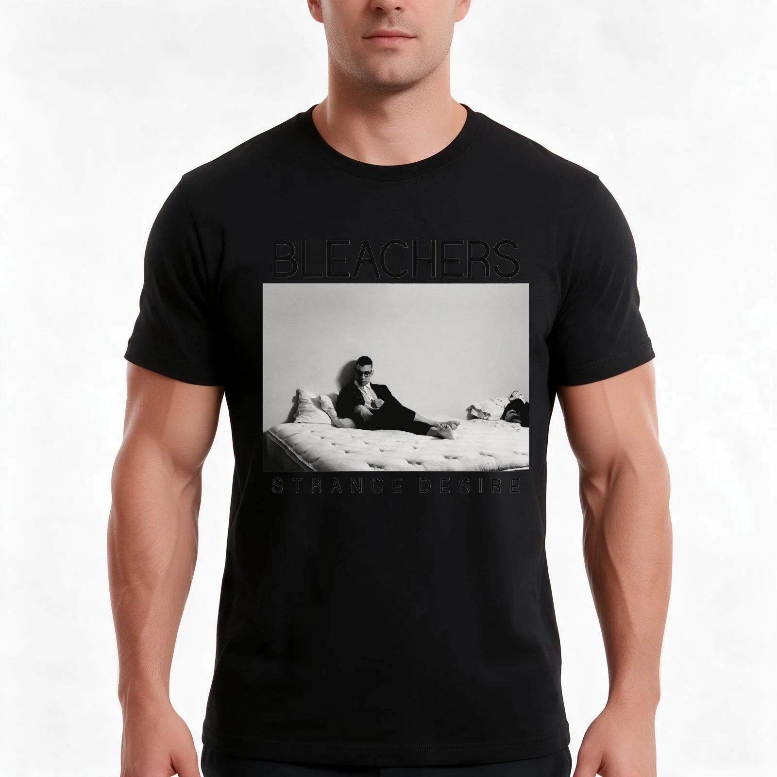 Bleachers Indie Pop Officially Known Musician Record Produce Strange Desire retro Wave T-Shirt, Summer Casual Cotton Tee