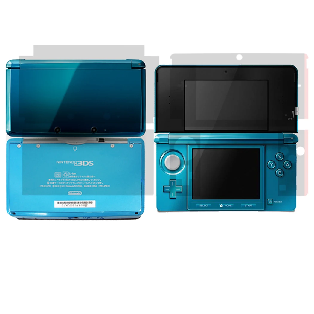 Transparent Clear Vinyl Skin Sticker Protector for Nintendo 3DS Skins Stickers