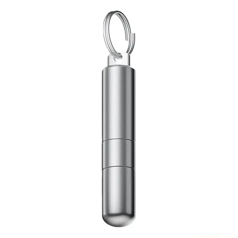 

Travel Size Aluminum Alloy Keychains Card Removal Pin and Soft Brush for Electronics
