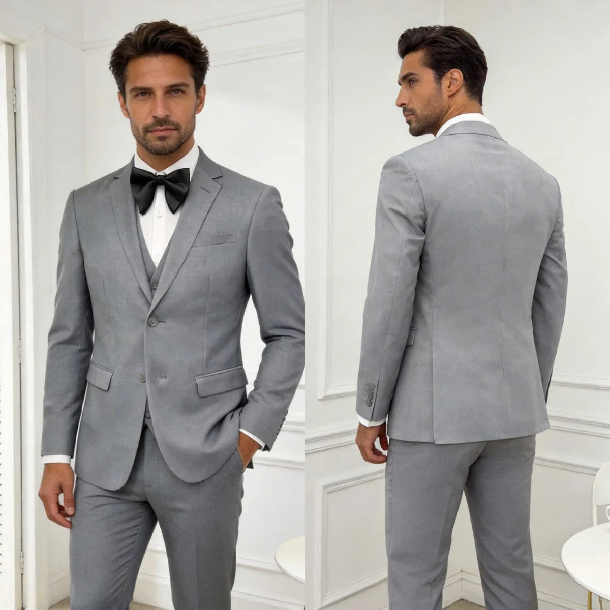

Simple Men's Suits 3 Piece Blazer Pants Vest Summer Professional Formal Business Occasion Conference Office Customized