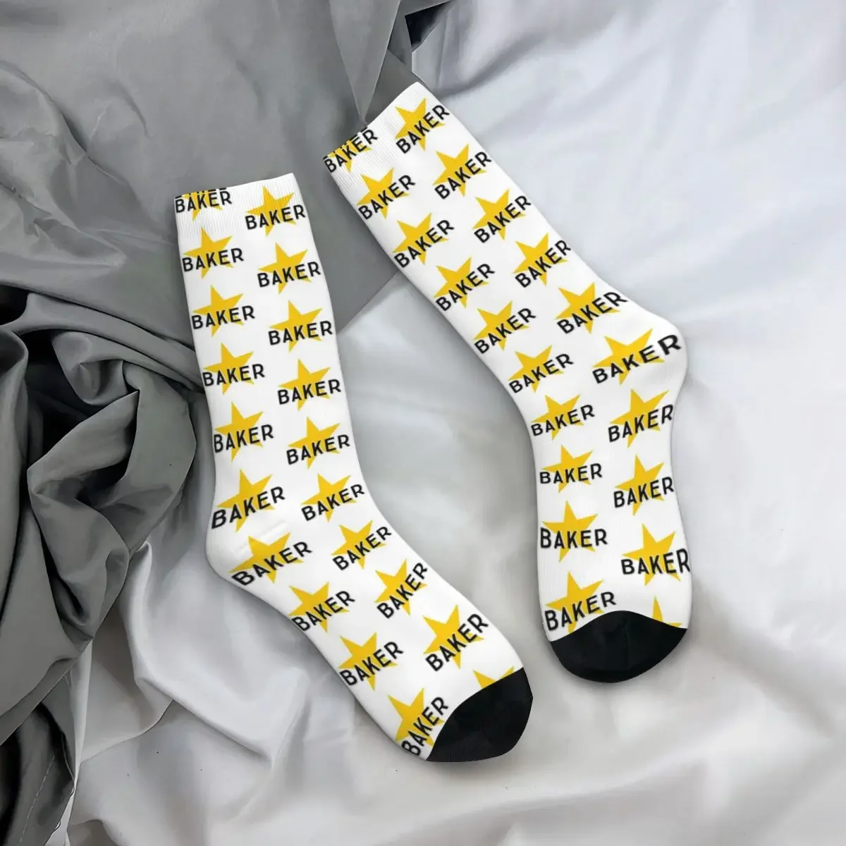 Star Baker, Great British Bake Off Socks Harajuku Sweat Absorbing Stockings All Season Long Socks for Unisex Birthday Present