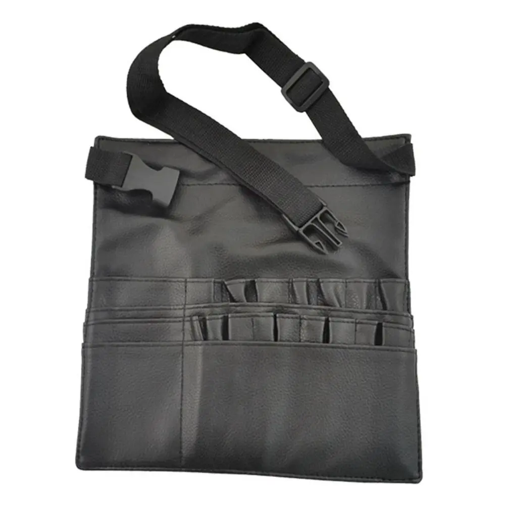 22-Pocket Makeup Brush Holder Foldable Lightweight Makeup Artist Tool Bags Durable Large Capacity Apron Belt Bag