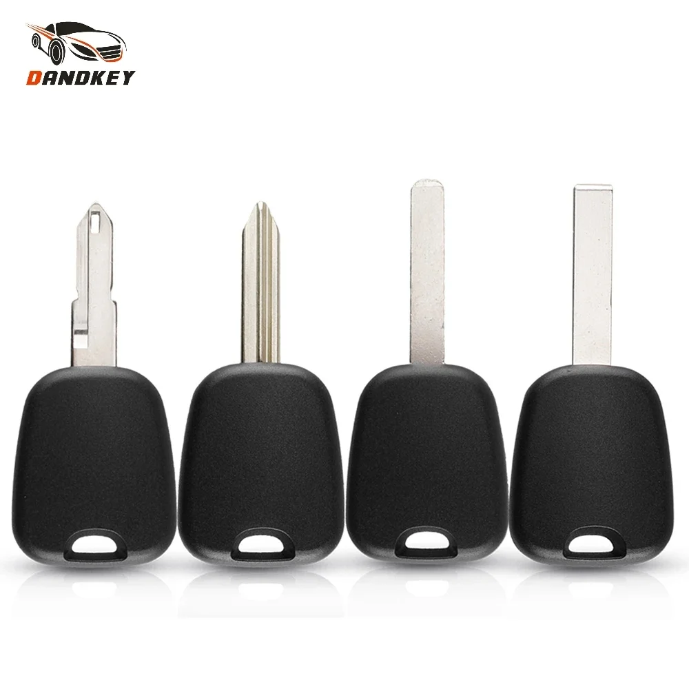 Dandkey Transponder Chip Remote Key Case Shell For Peugeot 207 307 308 807 For Citroen C2 C3 C4 Picasso C5 Berlingo Key No Logo