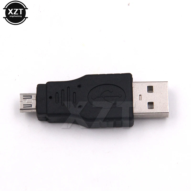 O mais novo adaptador USB para Micro 5p USD USB 2.0 A macho para cabos de dados e carregamento Micro B para Samsung, HTC, Sony Android Phone