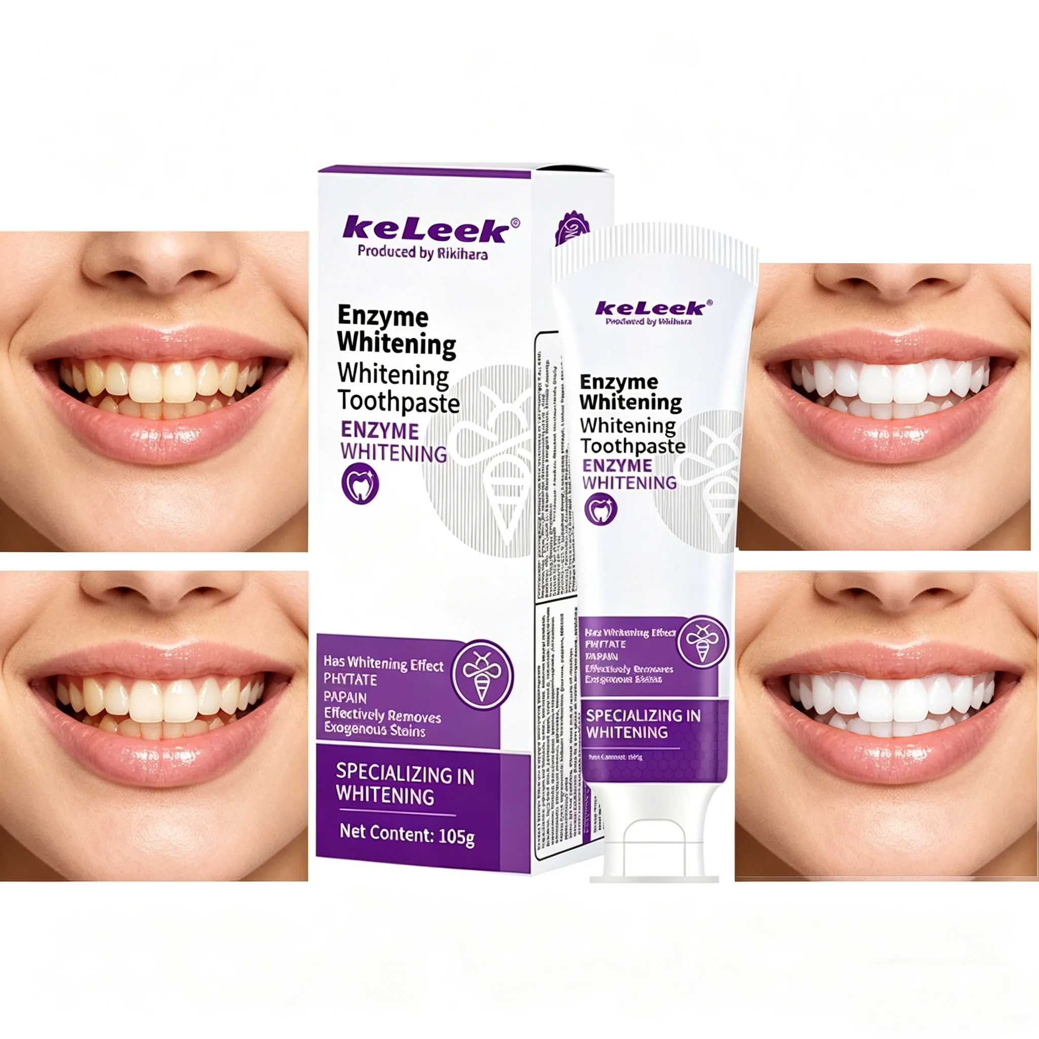 KeLeek Enzyme Whitening Toothp - Teeth Whitening Enzymes review and price