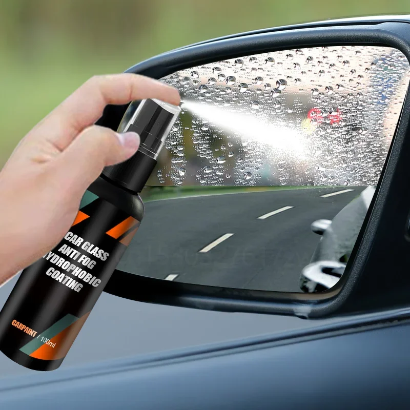 100ml Water Repellent Spray Anti Rain Coating For Car Glass Hydrophobic Anti-rain Car Liquid Windshield Mirror Mask Auto Polish