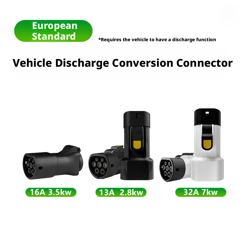 V2L EV Connectors New Condition Vehicle to Load Discharge Cable with Type 2 Female to Schuko EU Plug for MG Mobile Generation