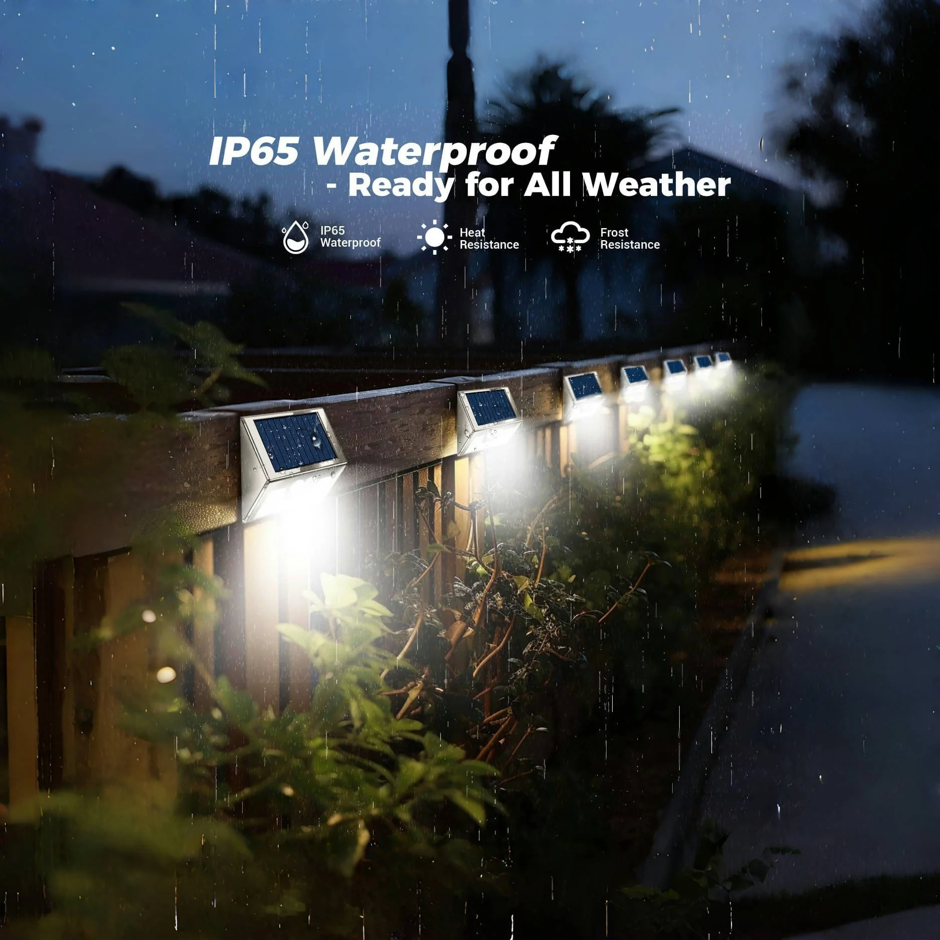 Solar Powered Wall Mounted Lig - đánh giá và giá Outdoor Lighting And Landscape