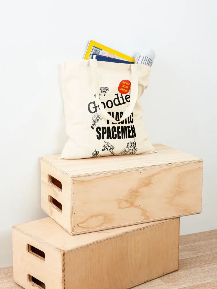 Goodie's Plastic Spacemen. Tote Bag hand bag Women's shopping bag custom fabric large size bags