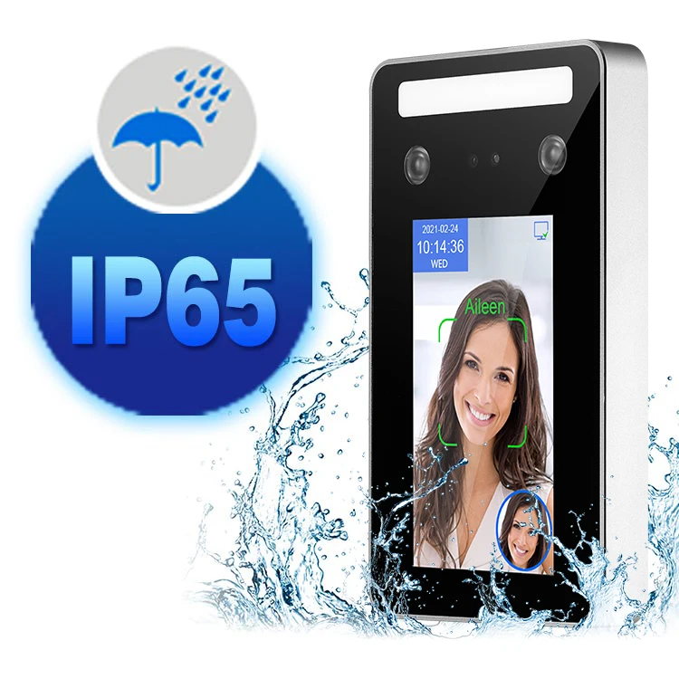 

Waterproof 5 Inch Face Recognition Biometric Machine SDK Cloud Platform Software Access Control Face Attendance System