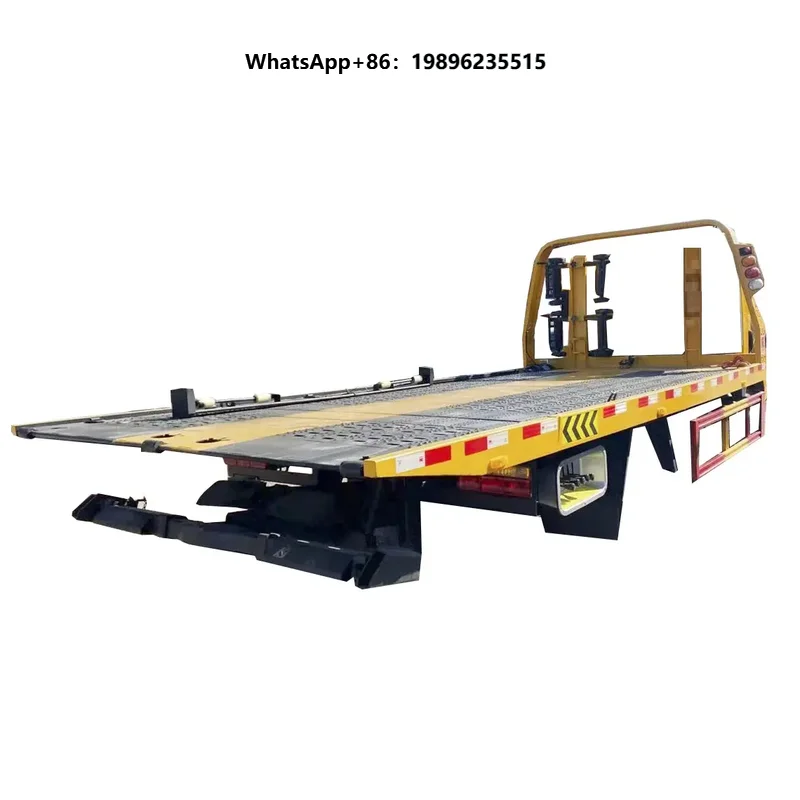 New Customized Wrecker Tow Upper Kit Body Rollback Breakdown Rescue Road Recovery Truck 4x2 Chassis
