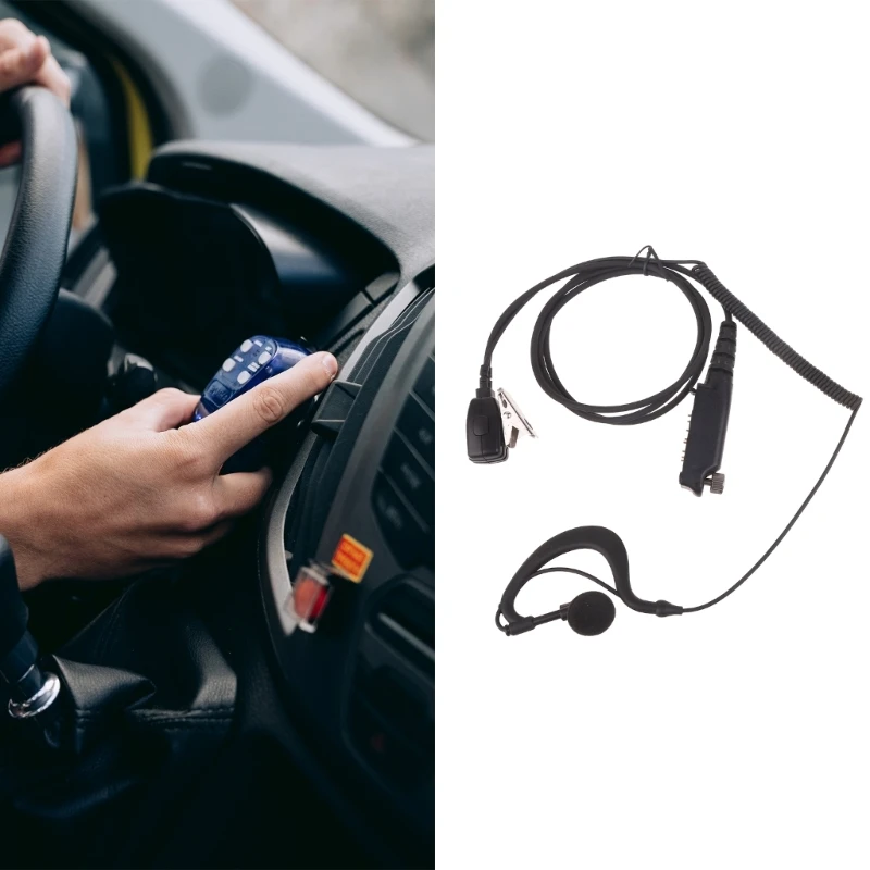 Oreillettes incurvées améliorées, casque d'écoute ABS, port confortable, écouteurs suspendus pour Radios STP8000 et STP9000