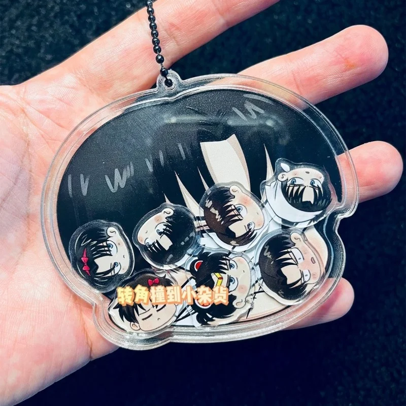 Anime Attack Levi·Ackerman Pendant Keychain Keyring Cosplay Collection Bag Accessories Birthday Gift a6945