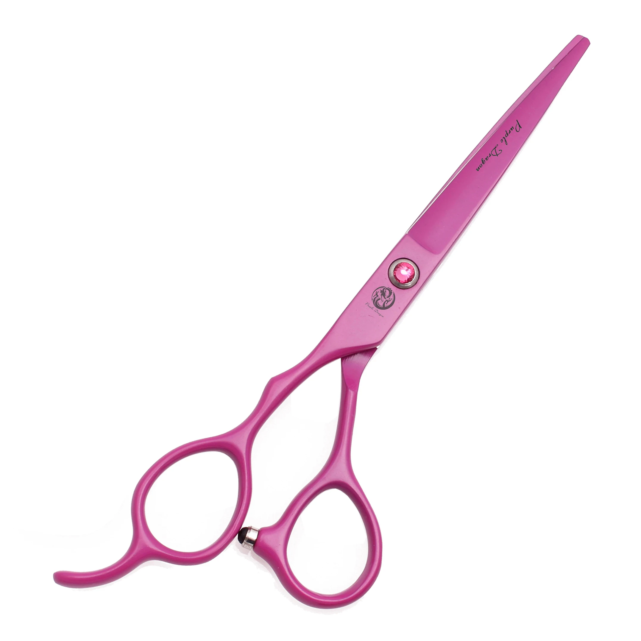 Friseurschere für Linkshänder 5,5" 6" Edelstahl 1 Stück Haarschere Rot Haarschneideschere Friseursalon Ausdünnungsschere Z8001 – Detail 5