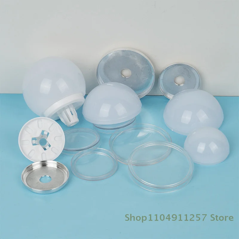 5 pezzi LED in plastica a mezza lampadina Lampadina per specchio per trucco Base in plastica/alluminio Shell Soffitto domestico Ristorante Luce Specchio Luce anteriore