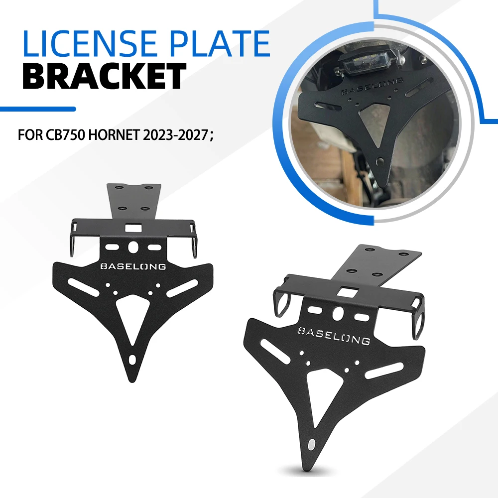 FOR HONDA CB750 Hornet 2023 2024 2025 2026 2027 New Motorcycle License Plate Holder Bracket Rear Tail Tidy Fender Eliminator