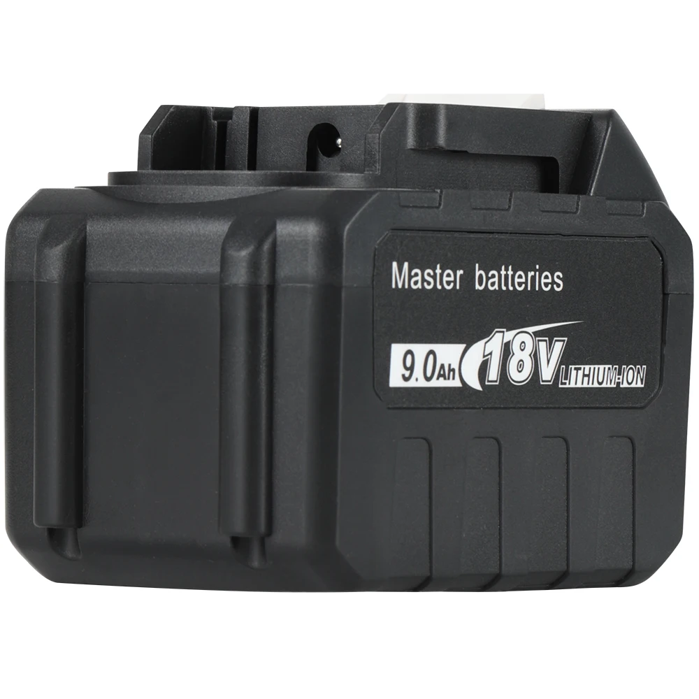 Batteria al litio ricaricabile per chiave a batteria, 18V, 21V, 9.0Ah, trapano a percussione, smerigliatrice angolare, motosega, strumento cacciavite
