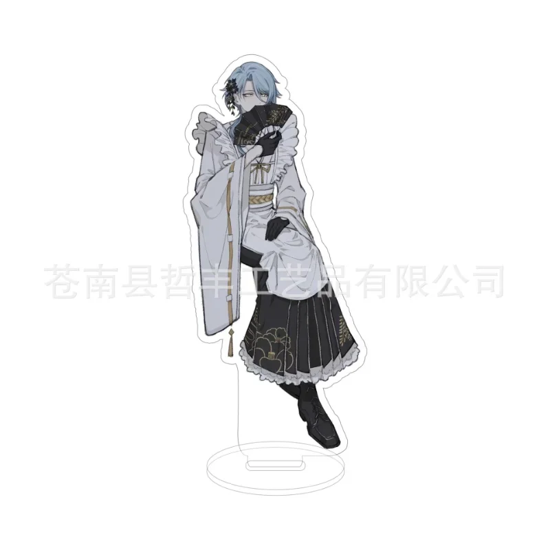 YUANSHEN Anime Q Version Figures Stand Cosplay Acrylic Cafe Maid Series Characters Cosplay Standing Model Desk Holder Decor