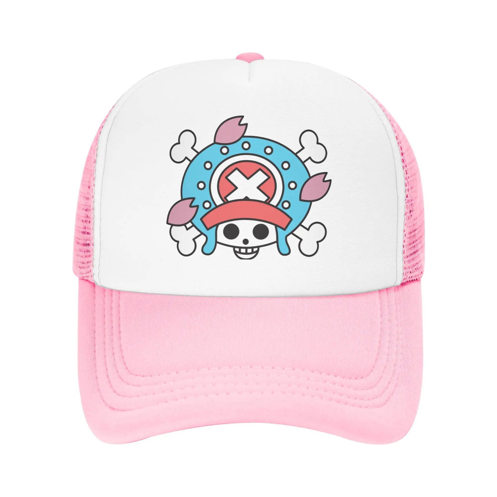 Unisex Flag Chopper Ones Pieces Trucker Hat Fashion Mesh Baseball Caps Polyester  Hats Trucker Worker Cap Sun Caps Winter