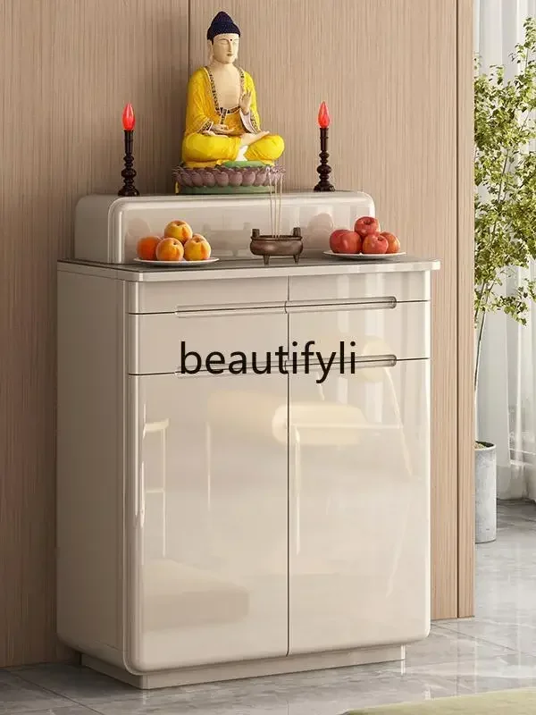 

yj9 Generation simple offering Taiwan Buddha Hall Buddha table rural living room central hall cabinet incense table
