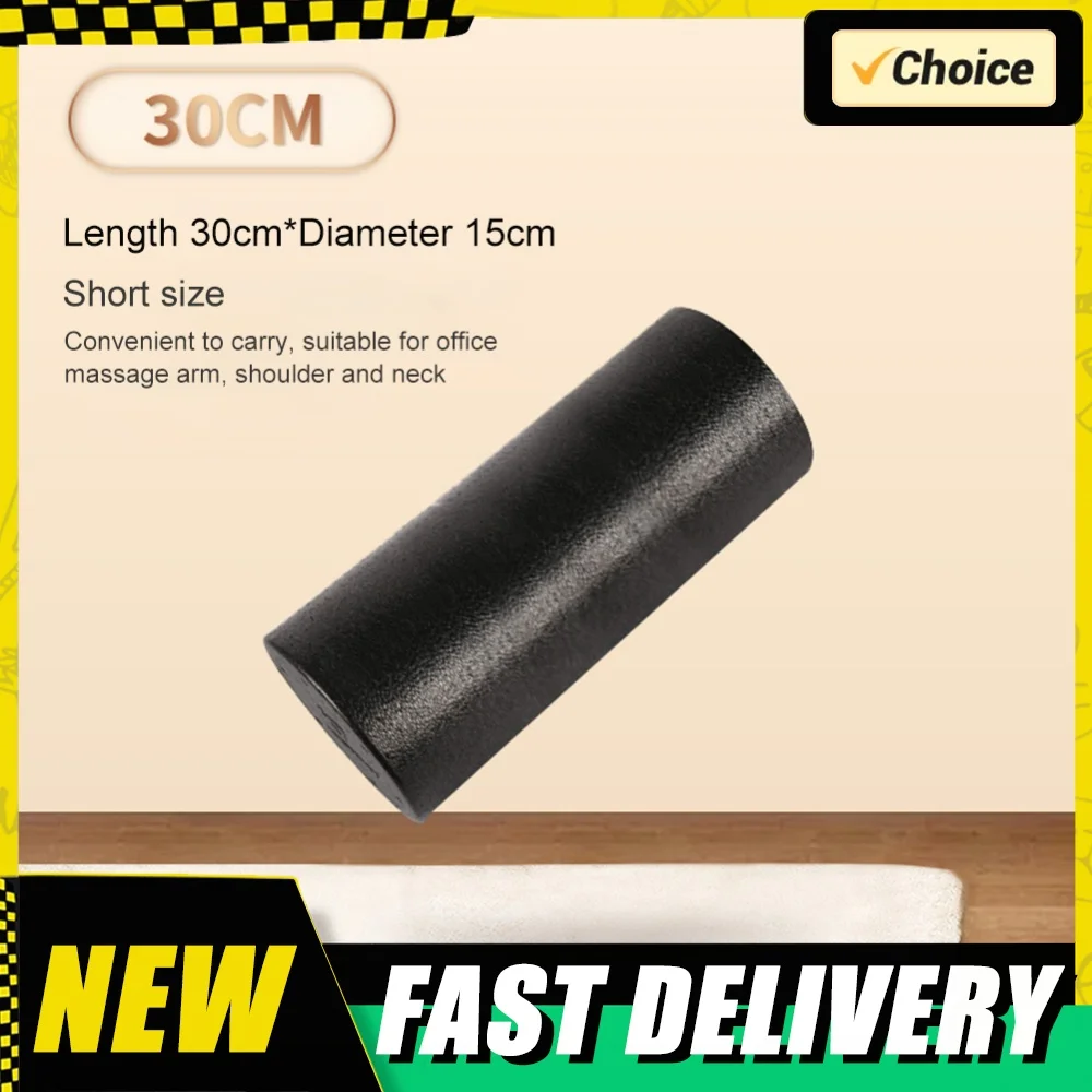 12 Inch Solid Core Back Foam Roller High-Density Round Foam Roller Deep Tissue Massager for Exercise Massage Muscle Recovery