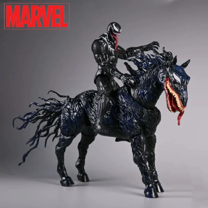 

New Marvel series The Avengers boy creative cartoon anime cool shape hero Venom horse symbiote movable model toy figure gift