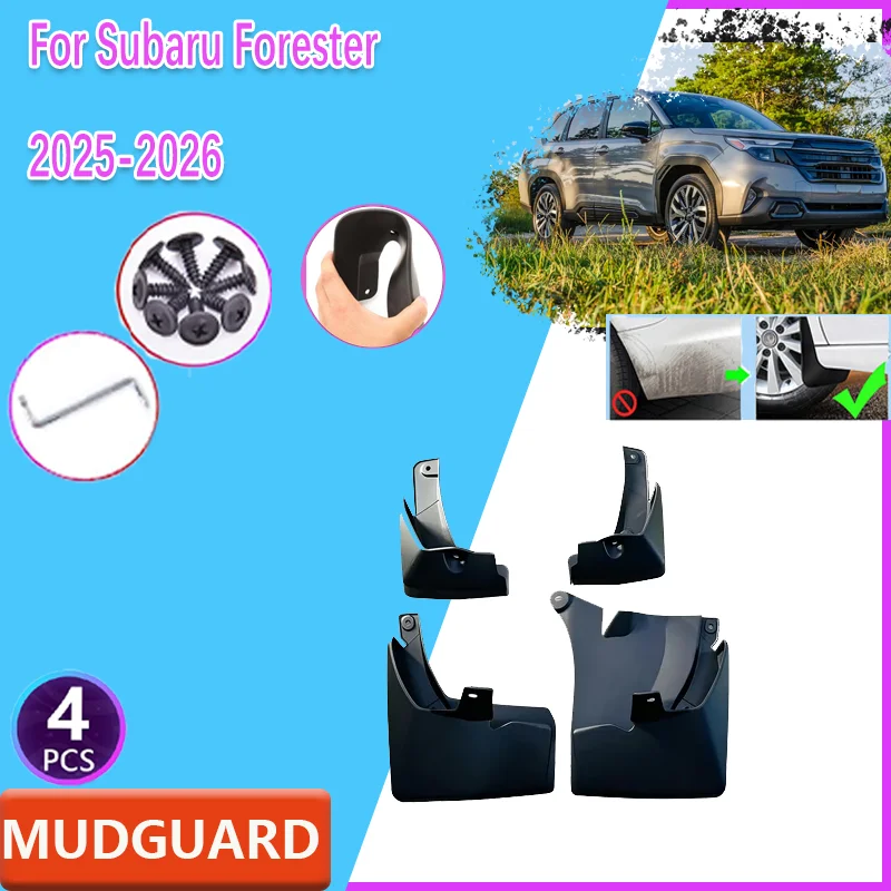 

Автомобильные крылья для Subaru Forester SL 2025 2026, автомобильные брызговики, защитные чехлы на колеса, защитные чехлы, аксессуары