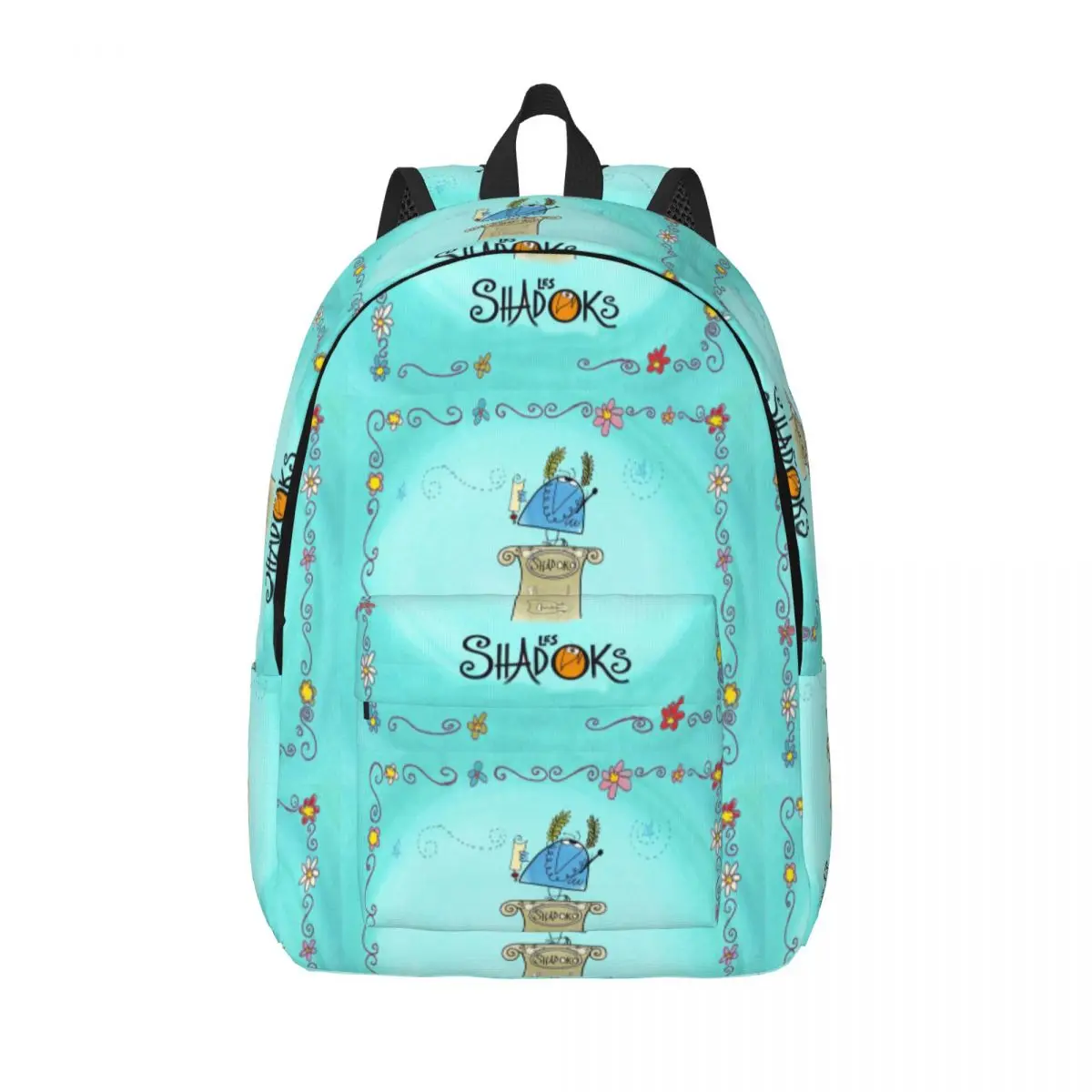 

Back To School Gift Funny Retro Washable Rucksack L-Les Shadoks Vintage Couple Kindergarten Bag Travel