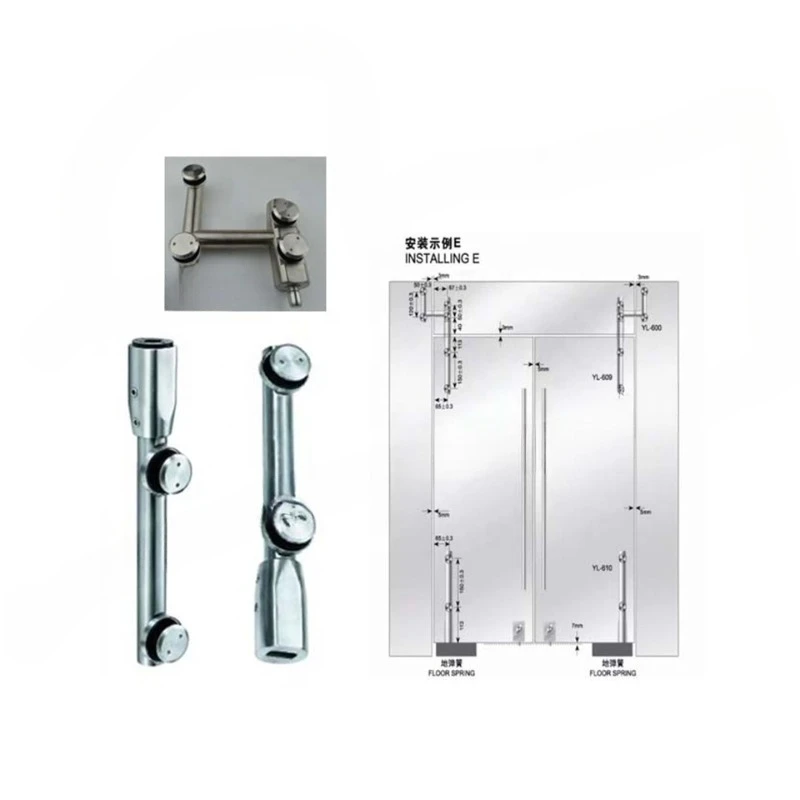 Multifunctional hardware accessories Bathroom glass door assembly accessories