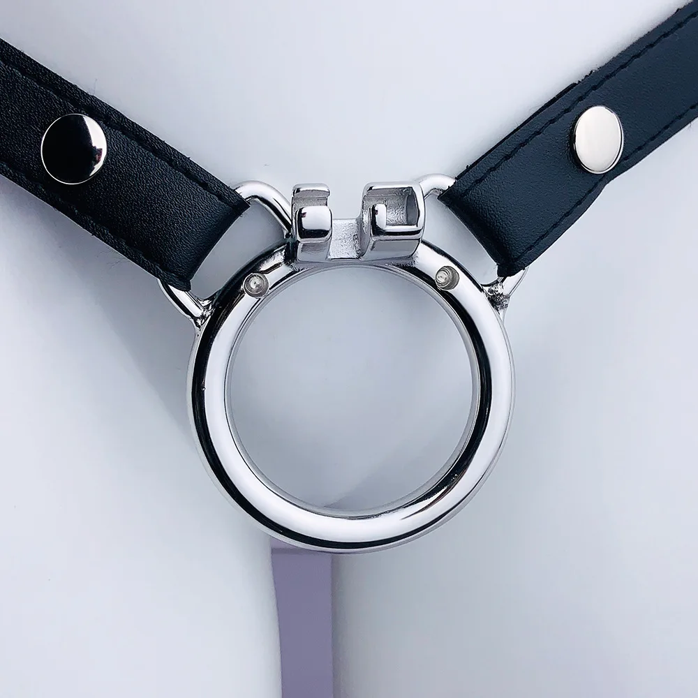 Stainless Steel Chastity Cage Device Penis Rings Bondage Belt Cock CB Lock BDSM Sex Toys for Man Gay Adult Products Accessories view 5