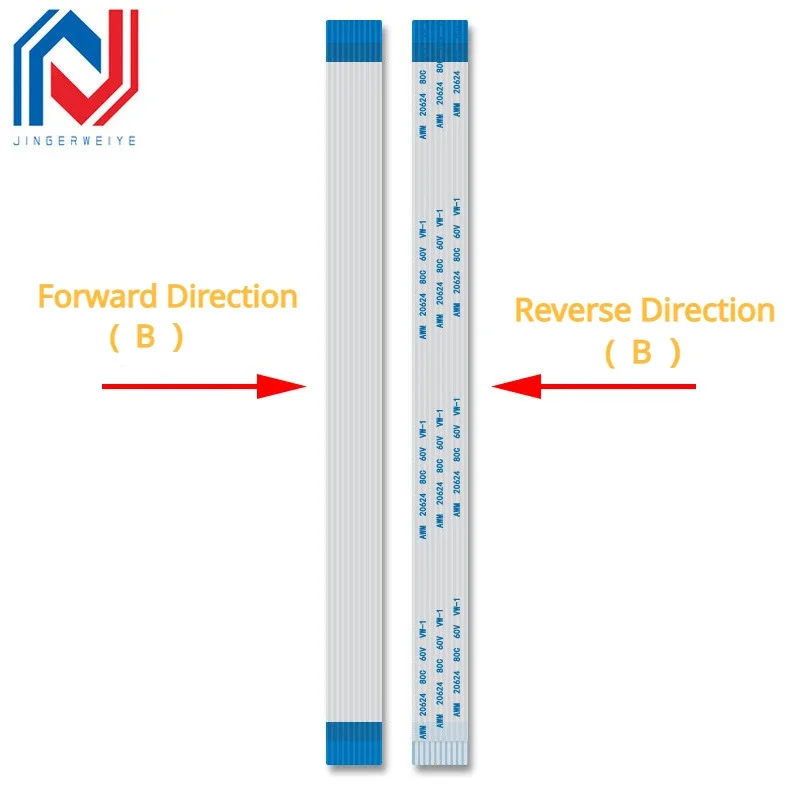 10 pz FFC FPC AWM 20624 80C 60V VW-1 cavo flessibile piatto 0.5MM 4 5 6 8 10 12 14 16 18 20 24 26 30 32 34 36 38 40 45 50 54 60 Pin