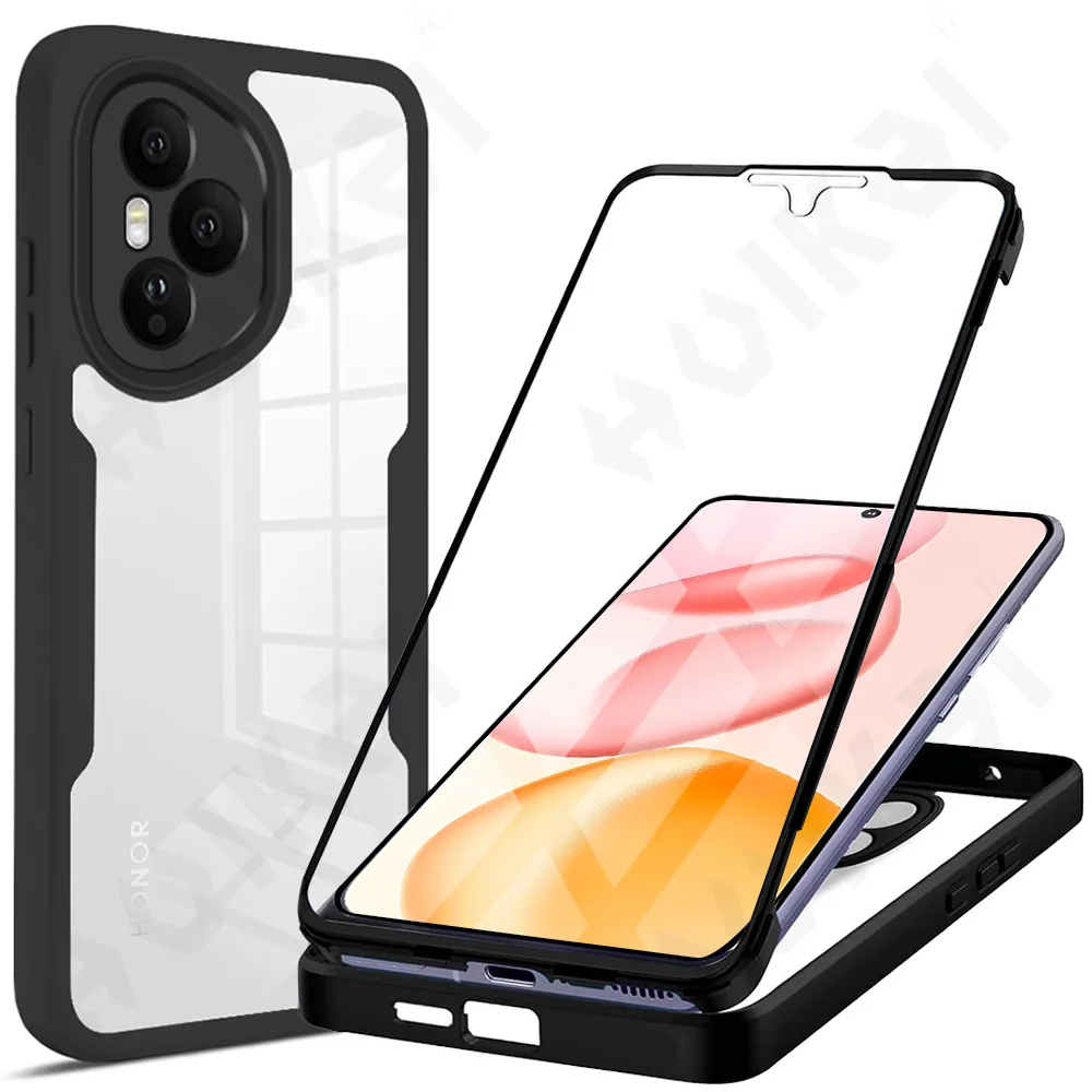 Чехол для Huawei Honor 400 Pro 4G 5G 360, полностью противоударный силиконовый защитный чехол для экрана телефона