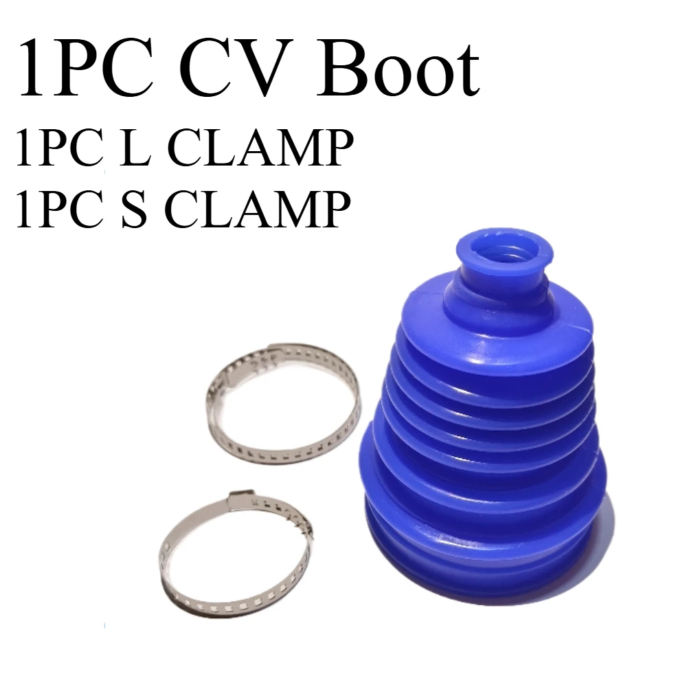 

CV Boot Ball Round Clamp Track Connector Kit CV Boot Kit Car Silicone Constant Speed Dust Cover Universal Replacement
