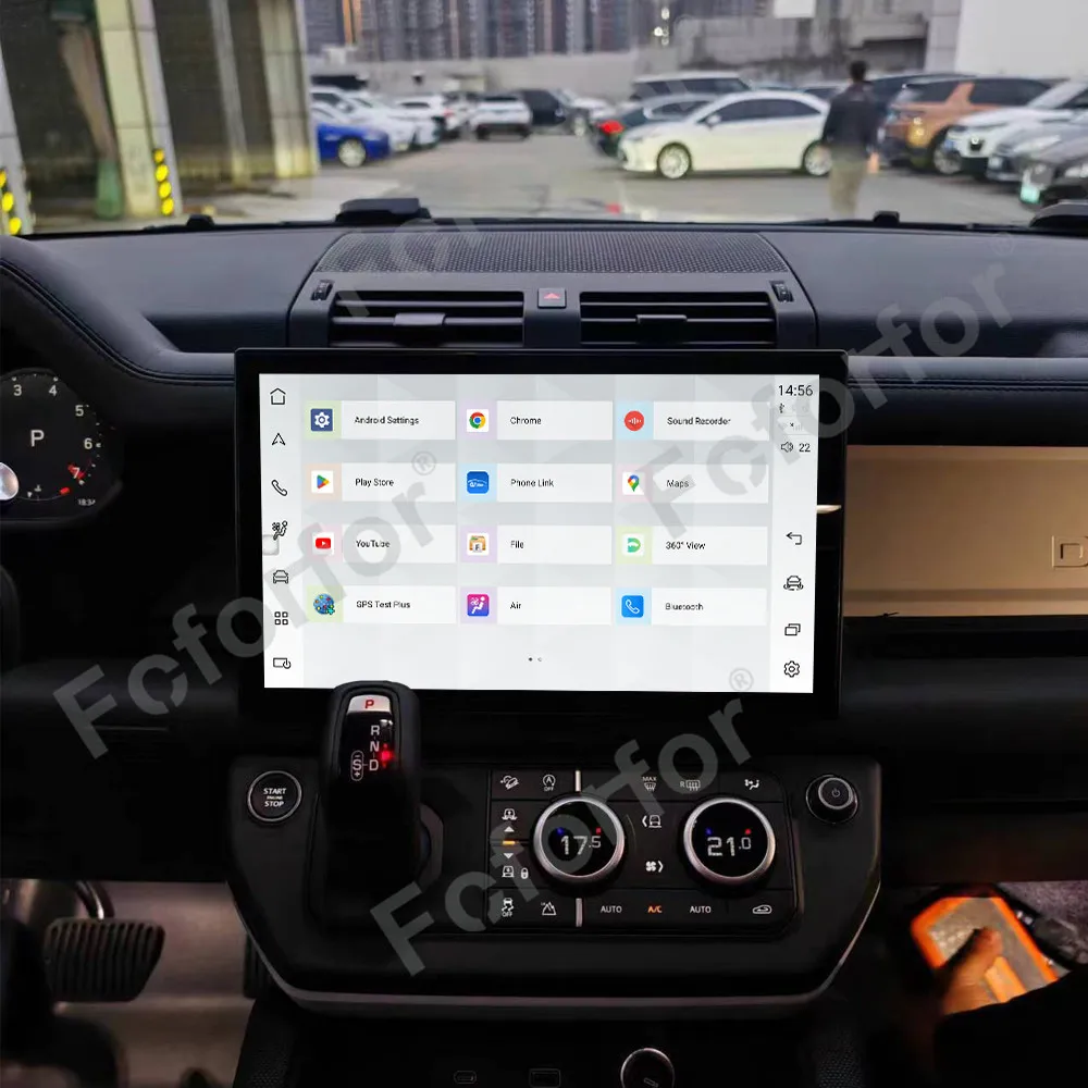 

13.3-дюймовый экран, Android 13, автомобильная магнитола для Land Rover Defender 2020-2024, GPS-навигация, аудиосистема, записывающее устройство, DSP, CarPlay
