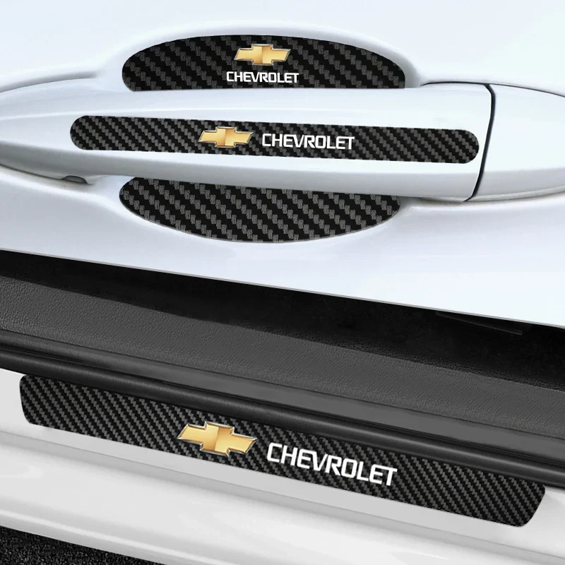 Autotür Anti-Kratzer Schwelle Aufkleber Griff Schüssel Aufkleber Auto Aufkleber für Chevrolet Captiva Lacetti Aveo Cruze Malibu Camaro