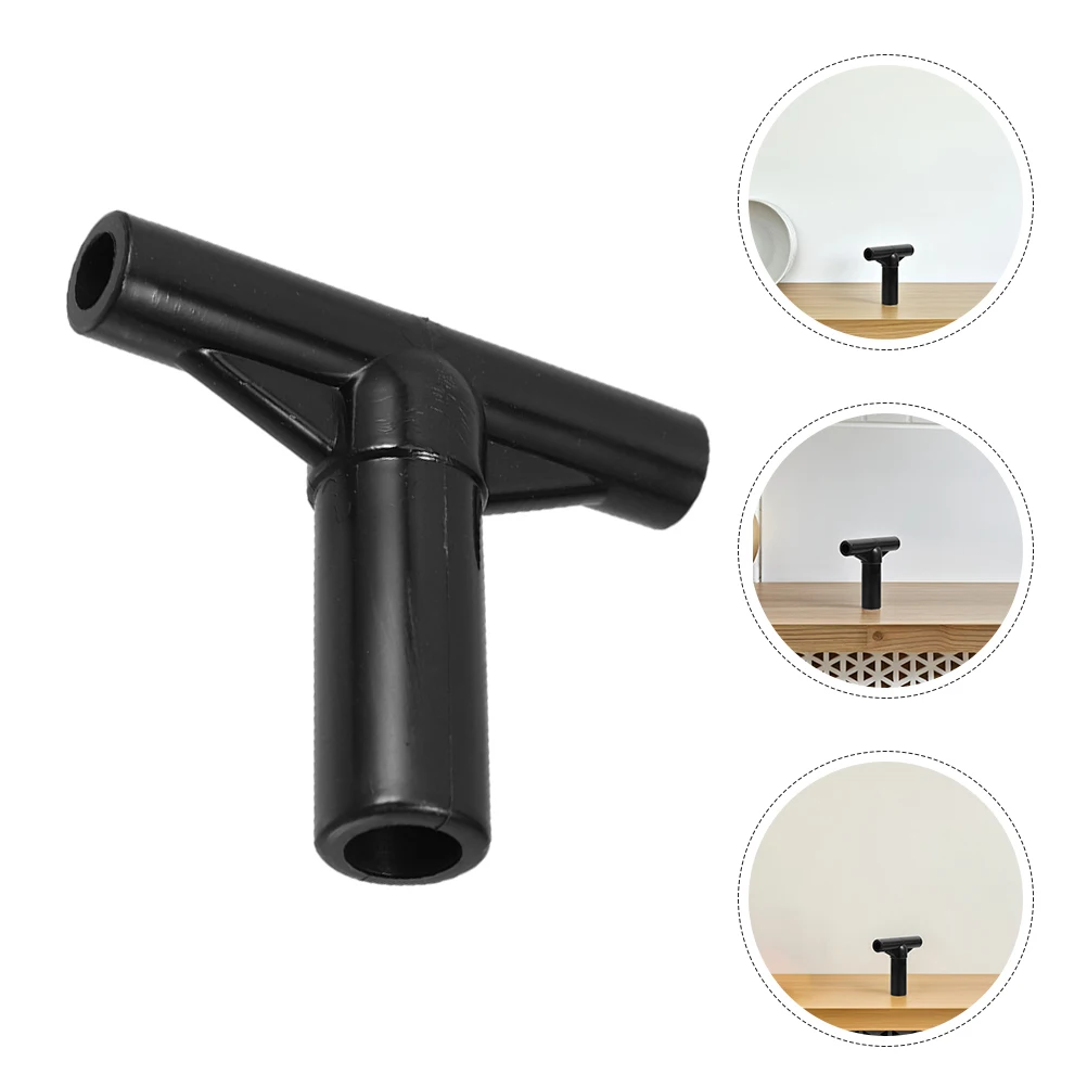 

2 Pcs Trampoline Connection Accessories Fiberglass Poles Part Black Replacement