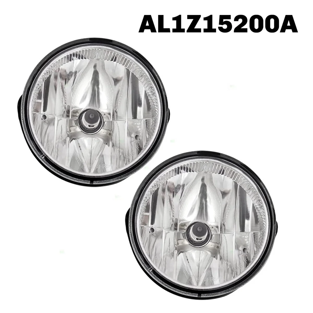 Front Bumper Lamp Front Fog Lights with Bulb AL1Z15200A for Expedition 2008-2011 Pickup Truck 2007-2014