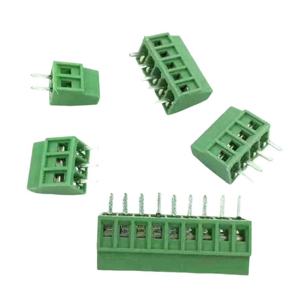 Conector de bloques de terminales de tornillo Mini PCB, 10 piezas, KF128, 2,54mm, para cables KF128-2.54 2P 3P 4P 5P 6P 7P 8P