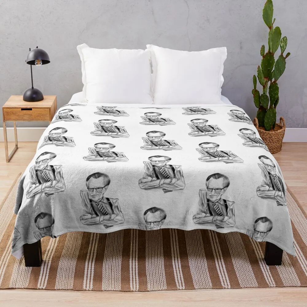 Larry King Throw Blanket Camping Hairy Blankets For Baby Luxury St Blankets