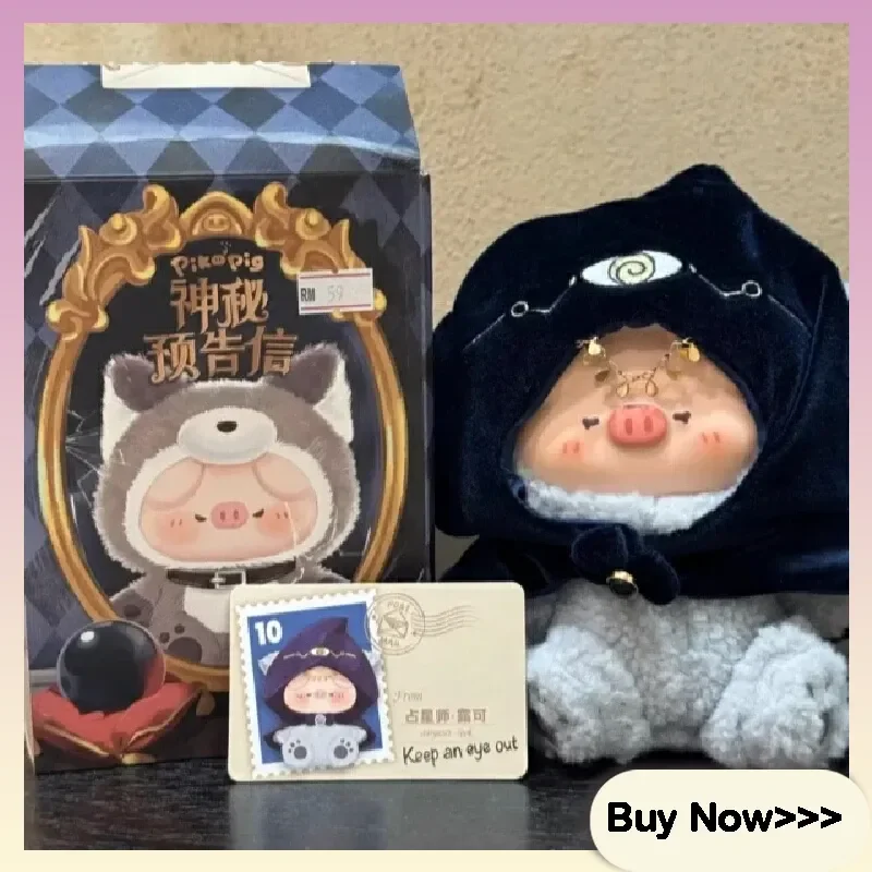 

Piko Pig Mystery Preview Letter Series Виниловое лицо Плюшевая слепая коробка Коллекция Декоративная сумка Подвеска Kawaii Сюрприз Таинственный подарок