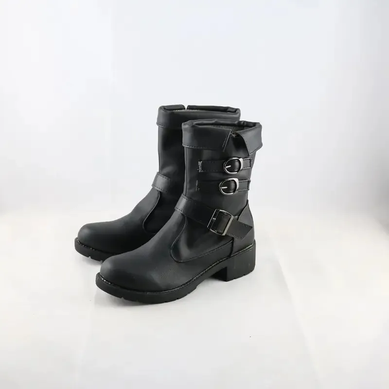 Final Fantasy 7 FF7 Vii Aerith Set stivali cosplay scarpe per donna ragazza su misura colore nero e marrone tra cui scegliere