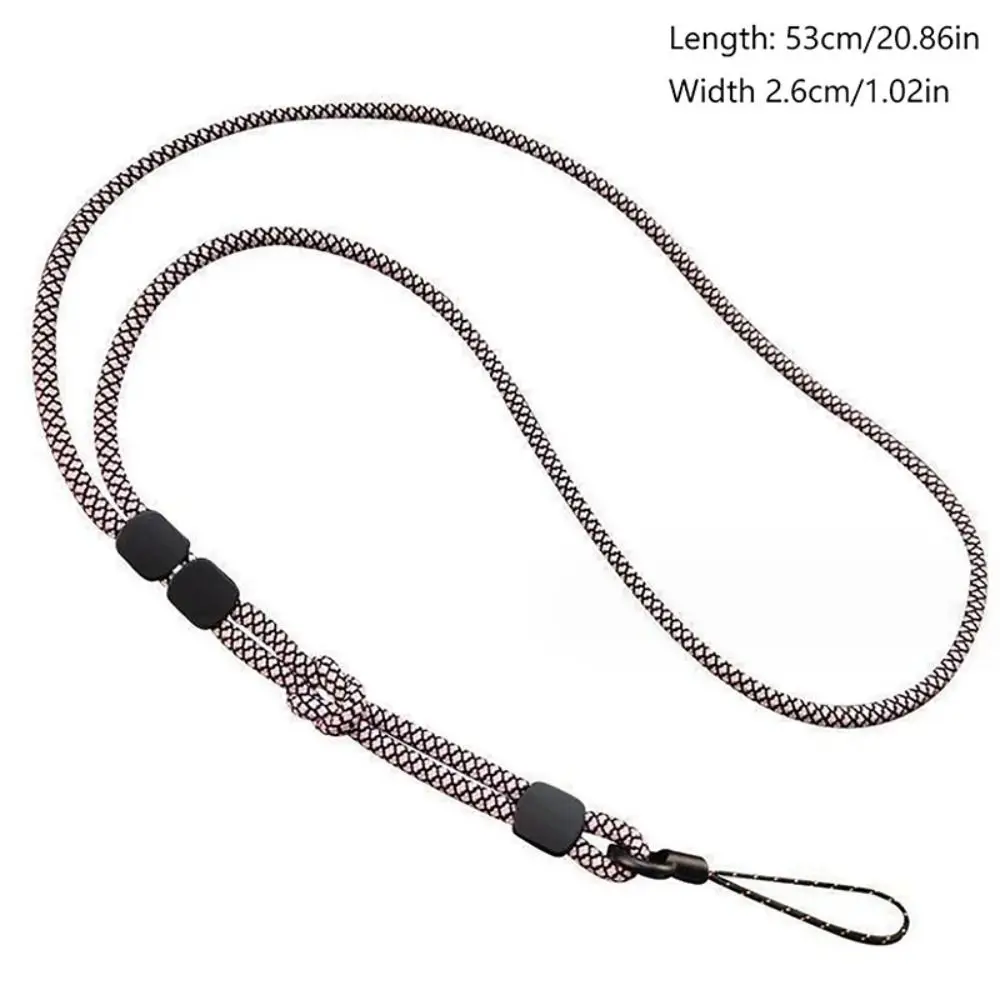 Universal Hand-Woven Mobile Phone Lanyard, destacável longo pescoço pendurado cadeia, anti-perdido, ajustável de uso duplo