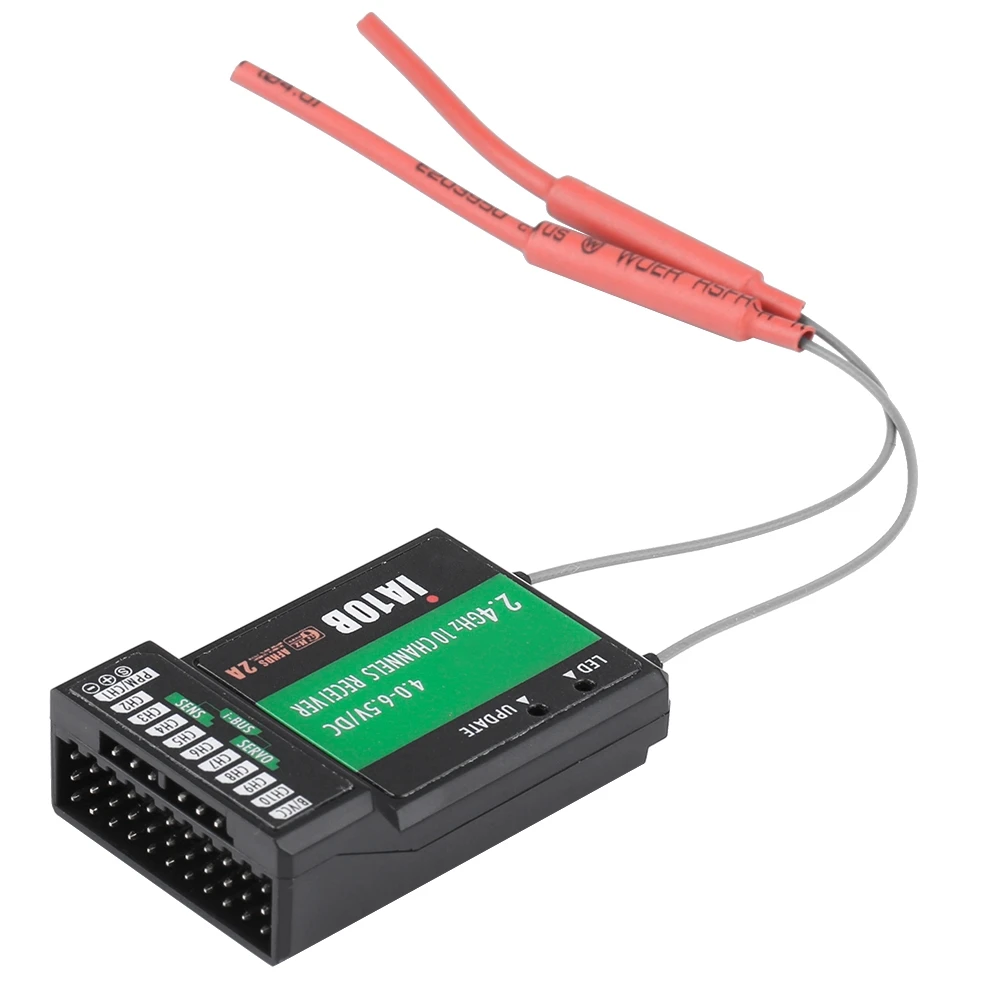 Flysky FS-IA10B 2.4G 10 Channel Receiver PPM Output With iBus Port for RC Helicopter view 4
