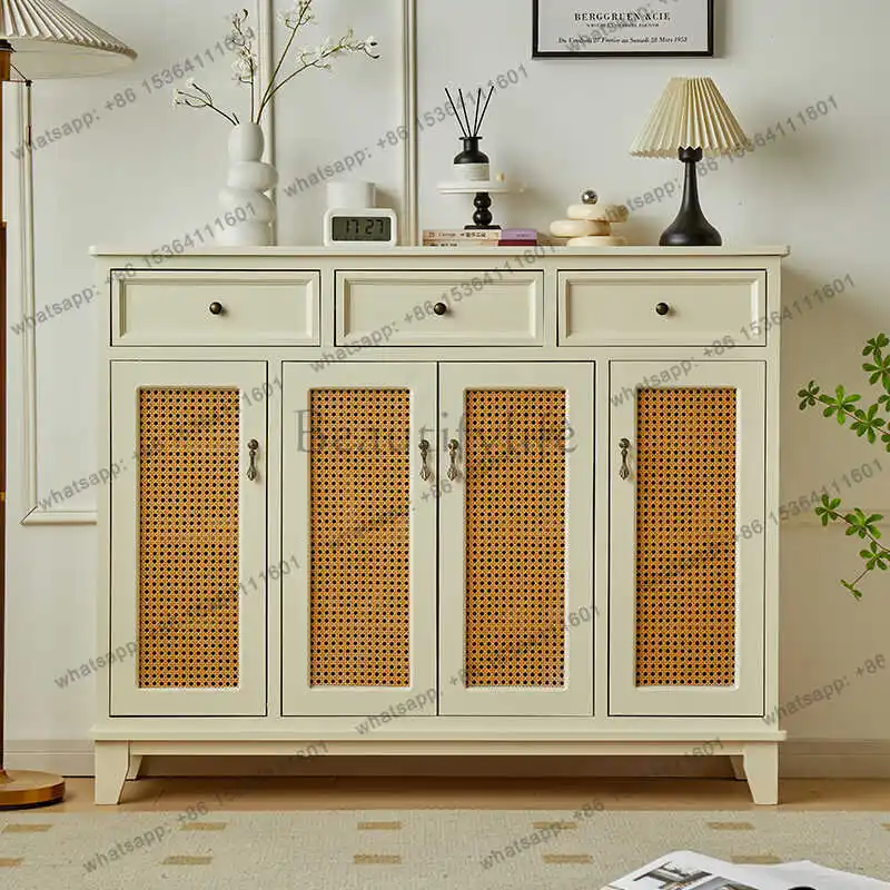

Tall Cream Wooden Shoe Cabinet Modern Natural Space Saving Storage Shoe Rack Living Room Organizer Szafka Na Buty Furniture Home