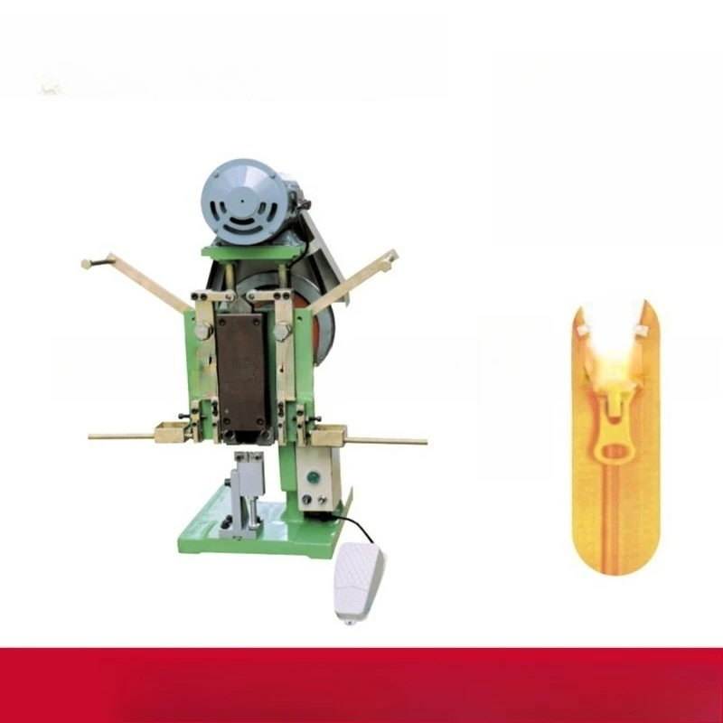 Nylon top stop machine flat wire three-claw zipper machine