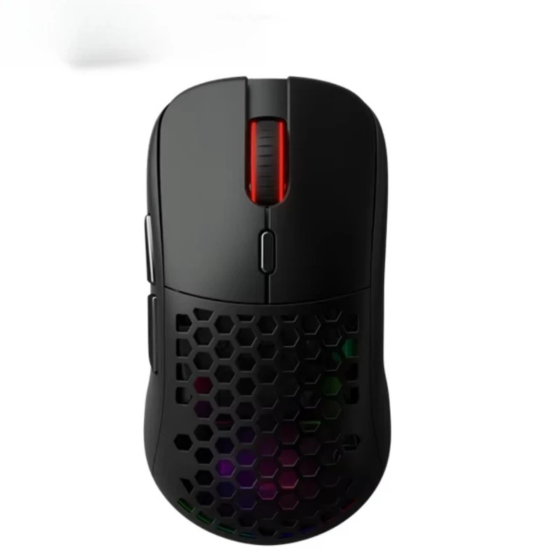 

Superlight 2.4GHz Wireless and Wired Dual-Mode RGB Gaming Mouse with Hole, with Type-C Connection and Charging