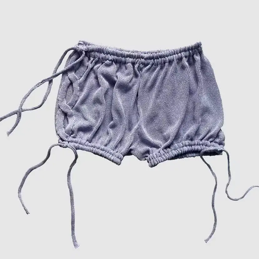 Sommerliche, mehrfarbige Blütenknospen-Shorts für Damen, hohe Taille, schlank machend, locker und vielseitig, lässiger Stil. – Detail 3