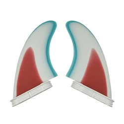 MDR Twin Fins UPSURF FCS 2 Keel Twin Set, High Performance, FiViolet, Surfboard, Quilhas, Accessoires de surf