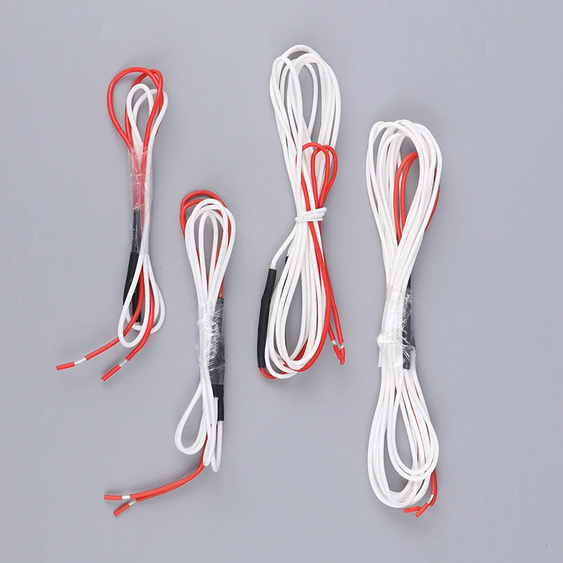 12V Silicone Rubber Low-voltage Heating Wire With Cold Wire Do Joint For Car Seats/Electric Blankets/Heating Pads/Floor Mat