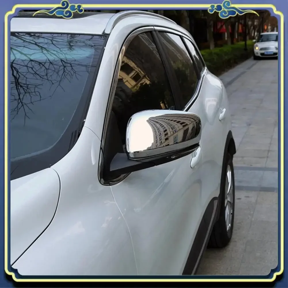 

X-T AU16-ABS Chrome Car Rearview Side Door Turning Mirror Cover Trim For Renault Kadjar Koleos QM6 2016-2019 Accessories